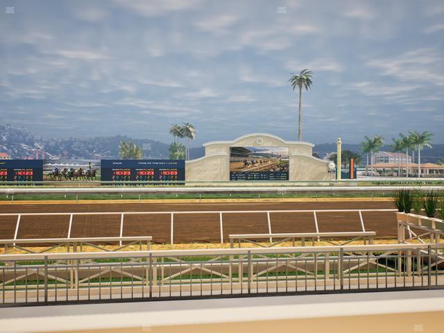 Del Mar Thoroughbred Club - Section Stretch Run Box 4 B Lvl 1 Seat View