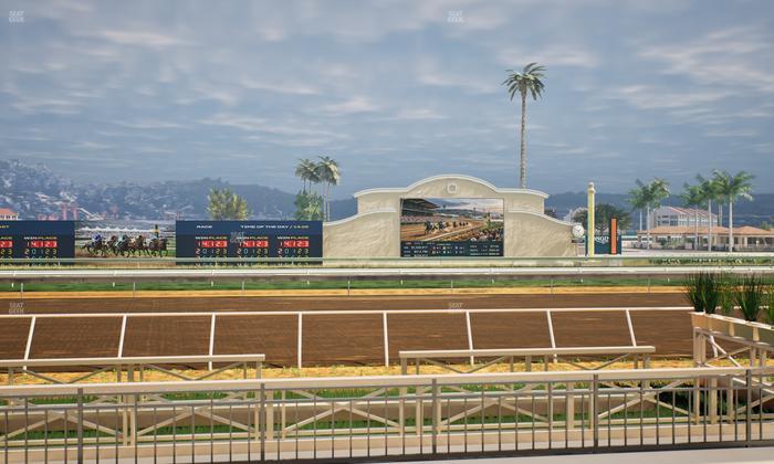 Del Mar Thoroughbred Club - Section Stretch Run Box 4 B Lvl 1 Seat View