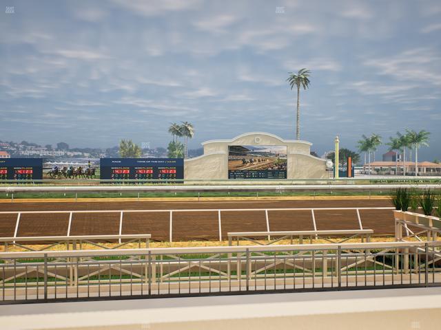 Del Mar Thoroughbred Club - Section Stretch Run Box 4 B Lvl 1 Seat View