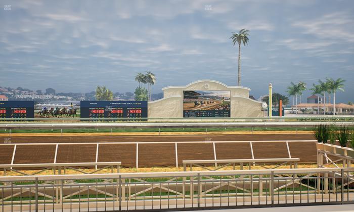 Del Mar Thoroughbred Club - Section Stretch Run Box 4 B Lvl 1 Seat View