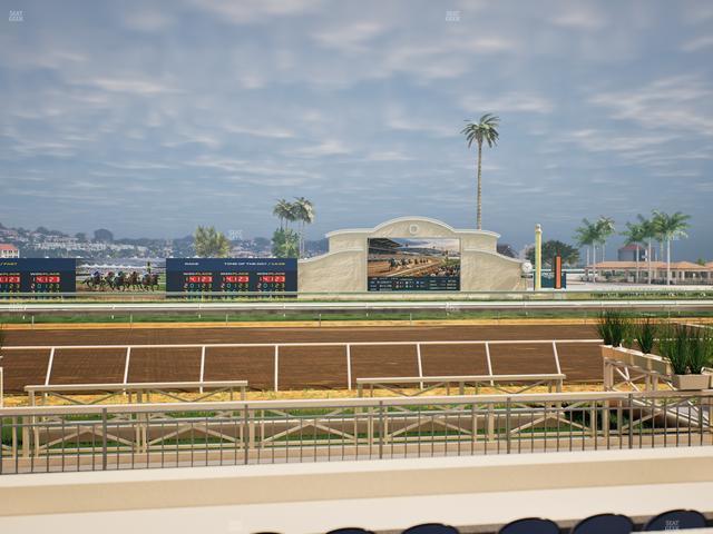 Del Mar Thoroughbred Club - Section Stretch Run Box 4 C Lvl 1 Seat View