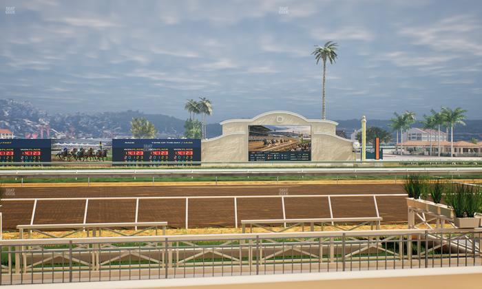 Del Mar Thoroughbred Club - Section Stretch Run Box 4 C Lvl 1 Seat View