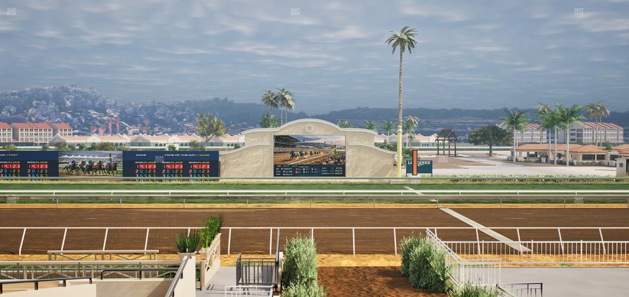 Del Mar Thoroughbred Club - Section Stretch Run Box 4 C Lvl 2 Seat View
