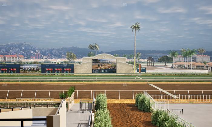 Del Mar Thoroughbred Club - Section Stretch Run Box 4 C Lvl 2 Seat View
