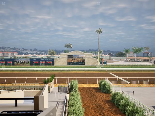 Del Mar Thoroughbred Club - Section Stretch Run Box 4 C Lvl 2 Seat View