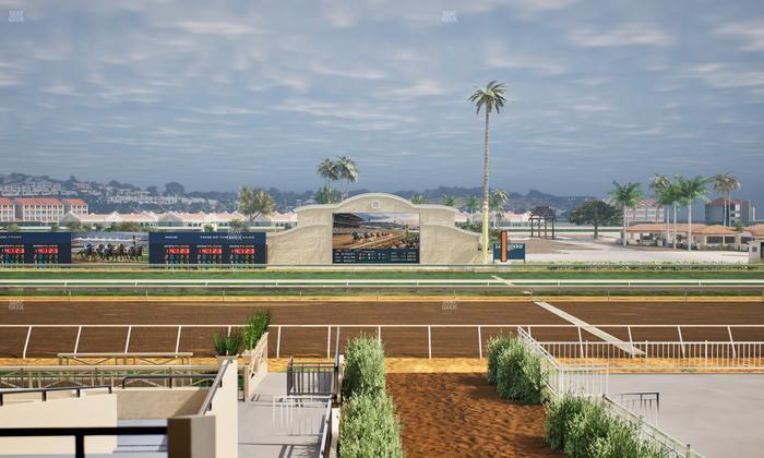 Del Mar Thoroughbred Club - Section Stretch Run Box 4 C Lvl 2 Seat View