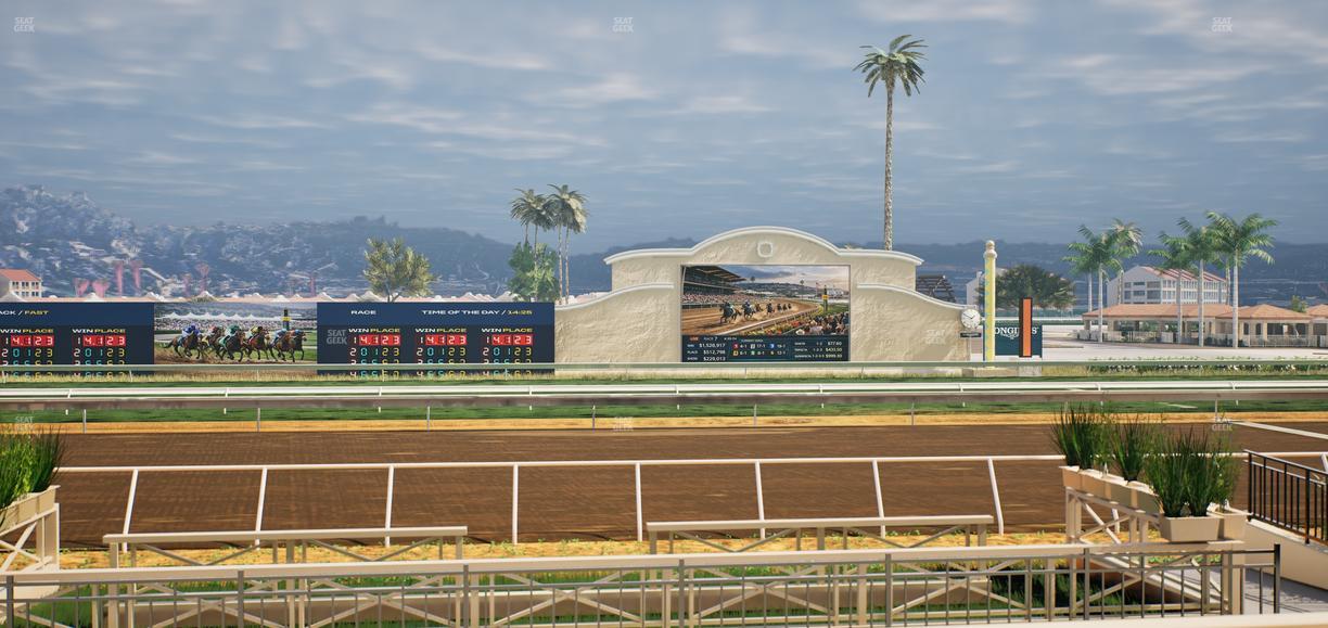 Del Mar Thoroughbred Club - Section Stretch Run Box 4 D Lvl 1 Seat View