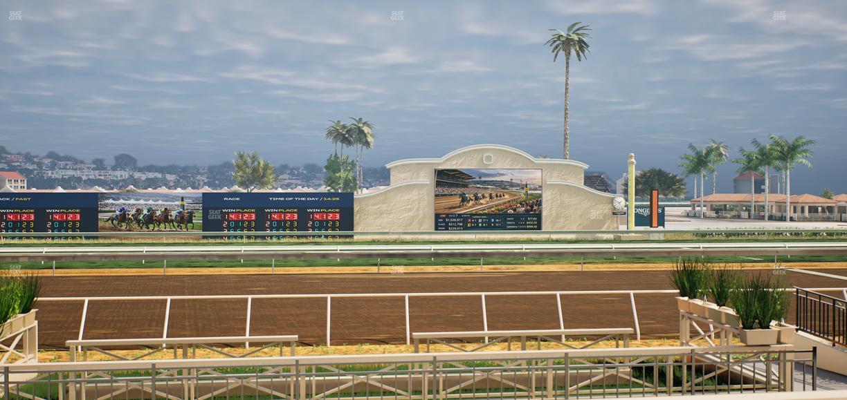 Del Mar Thoroughbred Club - Section Stretch Run Box 4 D Lvl 1 Seat View