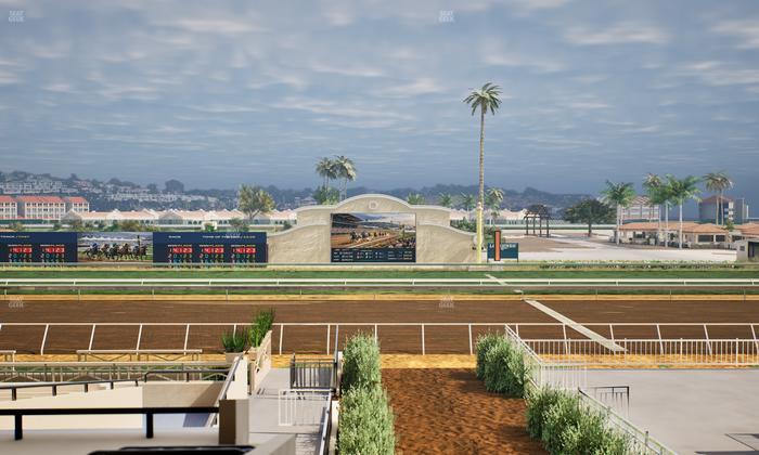 Del Mar Thoroughbred Club - Section Stretch Run Box 4 D Lvl 2 Seat View