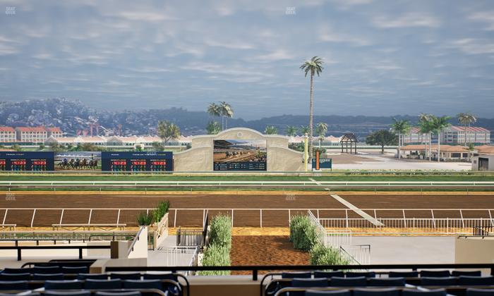 Del Mar Thoroughbred Club - Section Stretch Run Box 4 E Lvl 3 Seat View