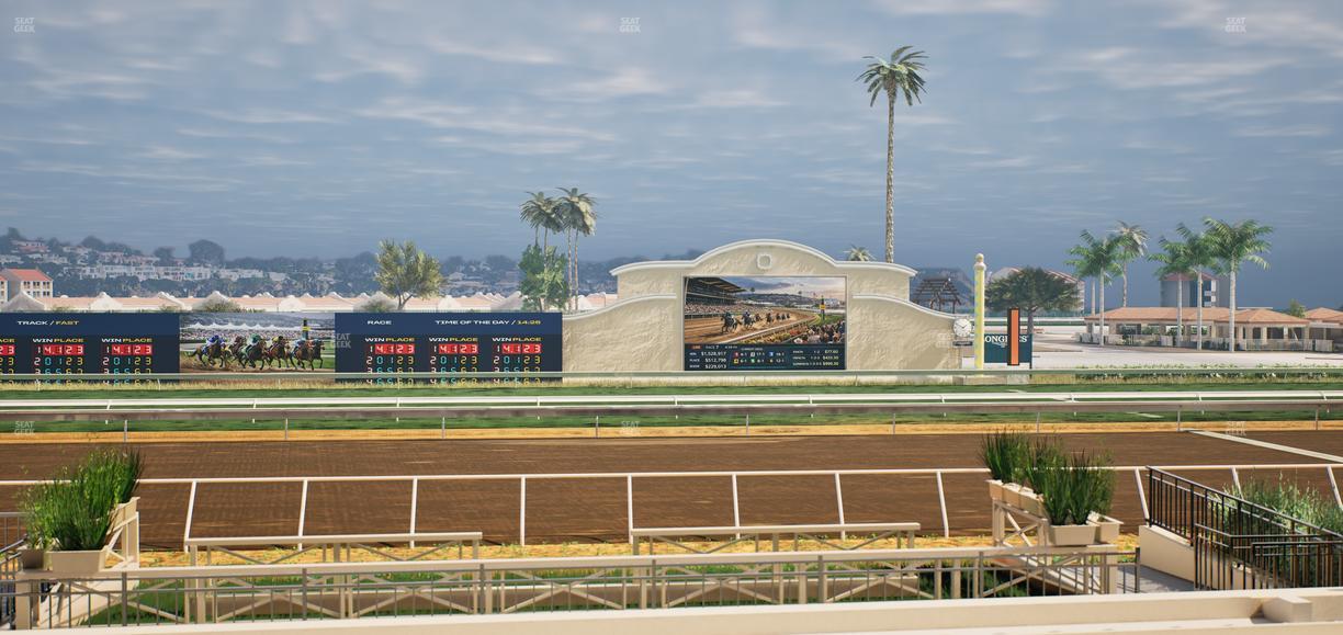 Del Mar Thoroughbred Club - Section Stretch Run Box 4 F Lvl 1 Seat View