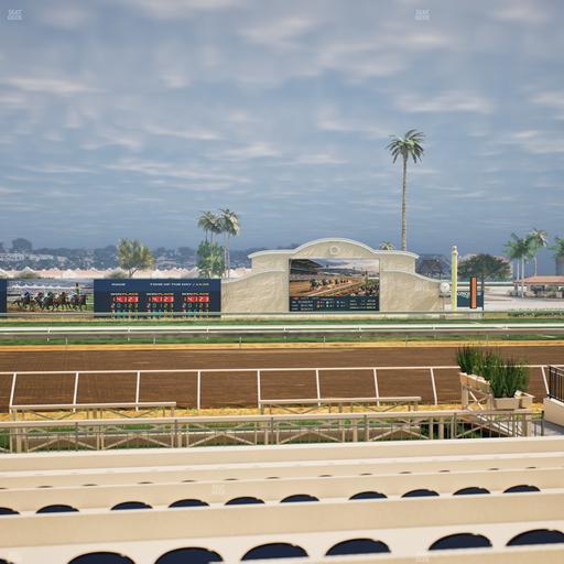Del Mar Thoroughbred Club - Section Stretch Run Box 4 F Lvl 1 Seat View