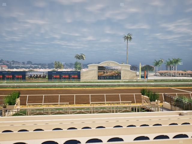Del Mar Thoroughbred Club - Section Stretch Run Box 4 F Lvl 1 Seat View