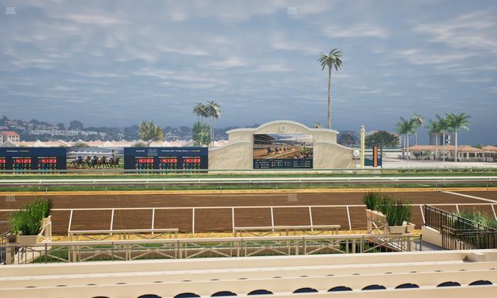 Del Mar Thoroughbred Club - Section Stretch Run Box 4 F Lvl 1 Seat View