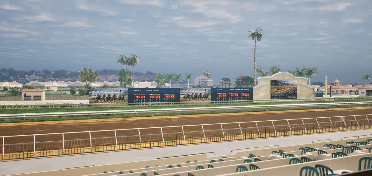 Del Mar Thoroughbred Club - Section Stretch Run Box 40 A Lvl 2 Seat View