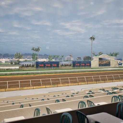 Del Mar Thoroughbred Club - Section Stretch Run Box 40 A Lvl 2 Seat View
