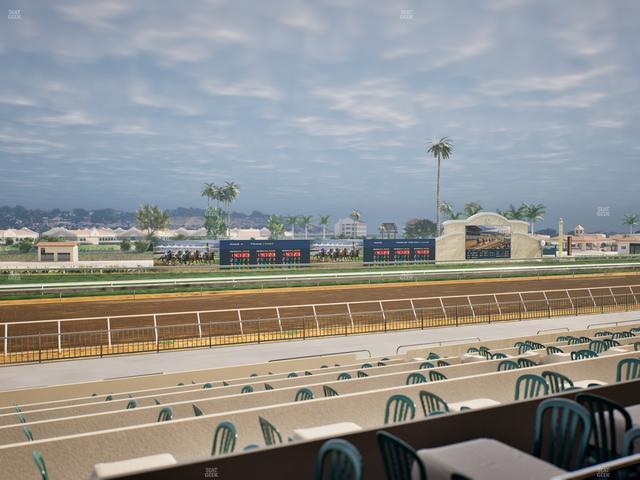 Del Mar Thoroughbred Club - Section Stretch Run Box 40 A Lvl 2 Seat View