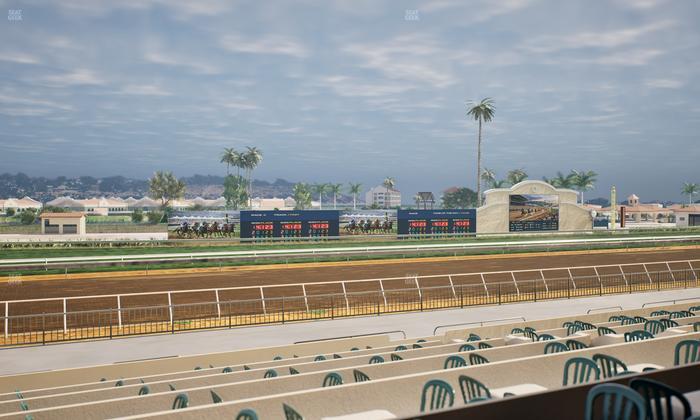 Del Mar Thoroughbred Club - Section Stretch Run Box 40 A Lvl 2 Seat View