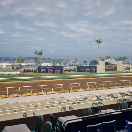 Del Mar Thoroughbred Club - Section Stretch Run Box 40 B Lvl 2 Seat View