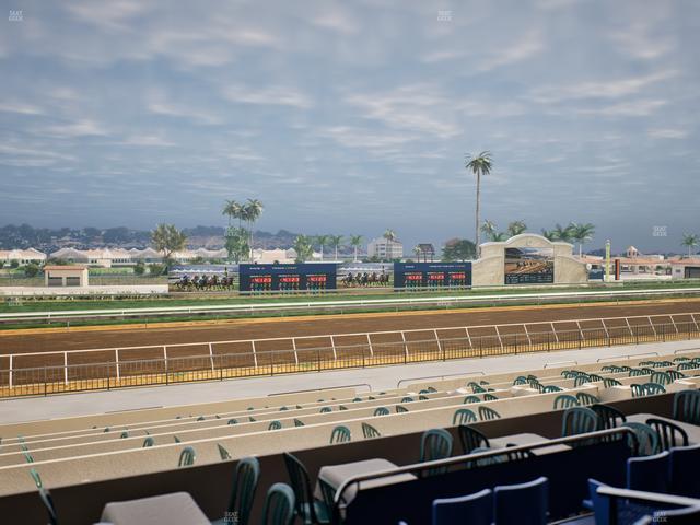 Del Mar Thoroughbred Club - Section Stretch Run Box 40 B Lvl 2 Seat View