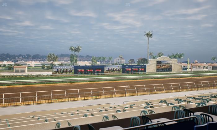 Del Mar Thoroughbred Club - Section Stretch Run Box 40 B Lvl 2 Seat View
