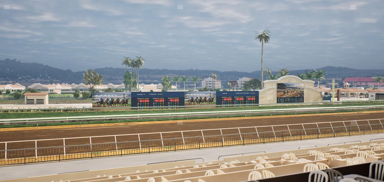 Del Mar Thoroughbred Club - Section Stretch Run Box 40 B Lvl 2 Seat View
