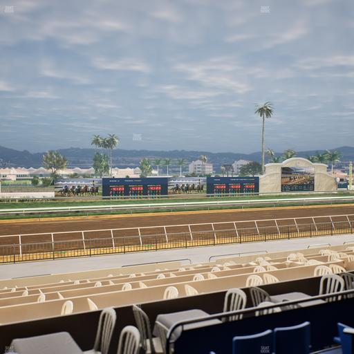 Del Mar Thoroughbred Club - Section Stretch Run Box 40 B Lvl 2 Seat View