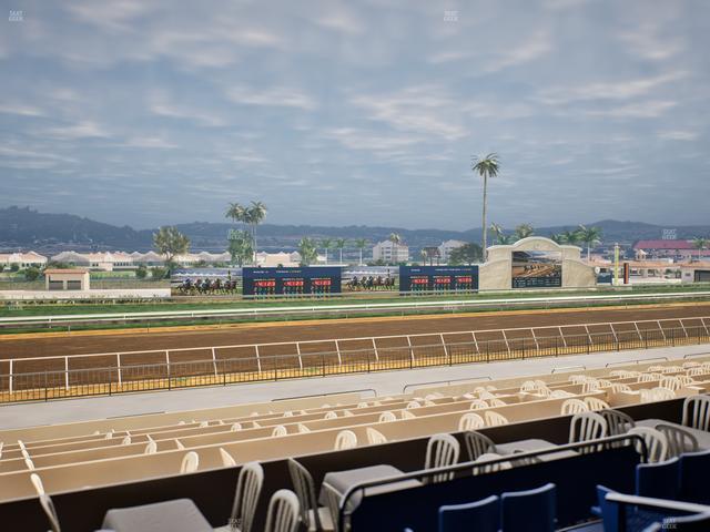 Del Mar Thoroughbred Club - Section Stretch Run Box 40 B Lvl 2 Seat View