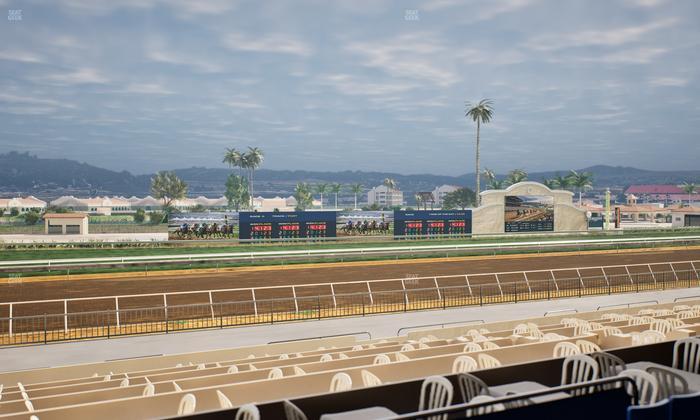 Del Mar Thoroughbred Club - Section Stretch Run Box 40 B Lvl 2 Seat View