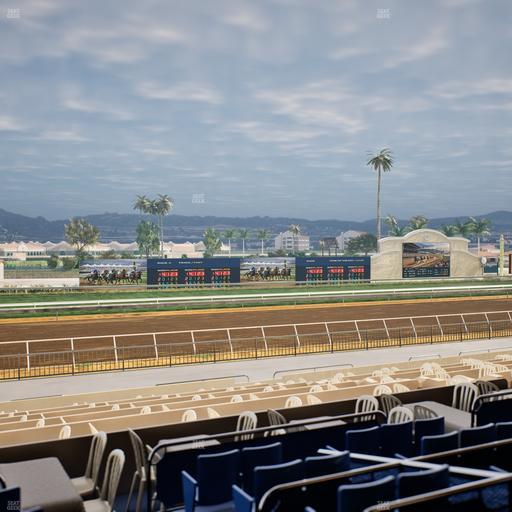 Del Mar Thoroughbred Club - Section Stretch Run Box 40 C Lvl 2 Seat View