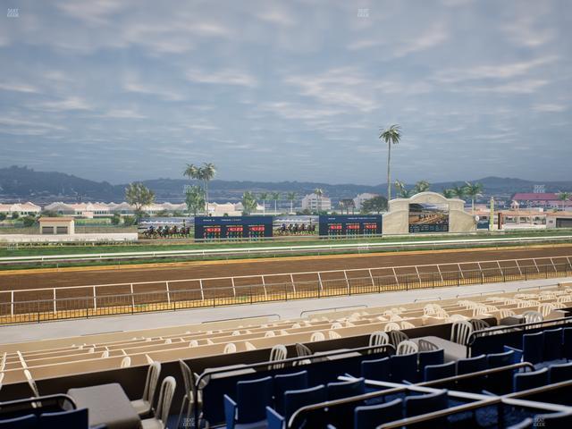 Del Mar Thoroughbred Club - Section Stretch Run Box 40 C Lvl 2 Seat View