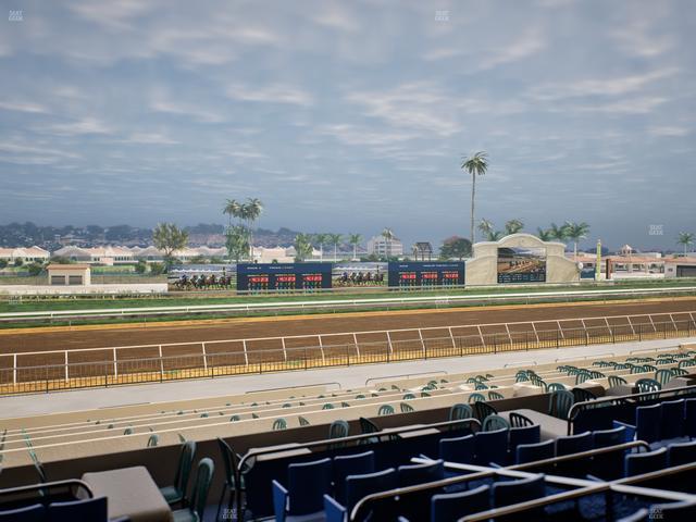 Del Mar Thoroughbred Club - Section Stretch Run Box 40 C Lvl 2 Seat View