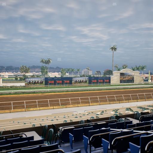 Del Mar Thoroughbred Club - Section Stretch Run Box 40 D Lvl 2 Seat View
