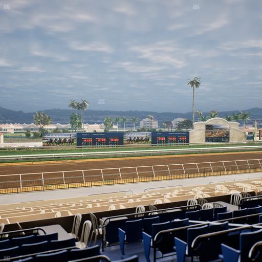 Del Mar Thoroughbred Club - Section Stretch Run Box 40 D Lvl 2 Seat View