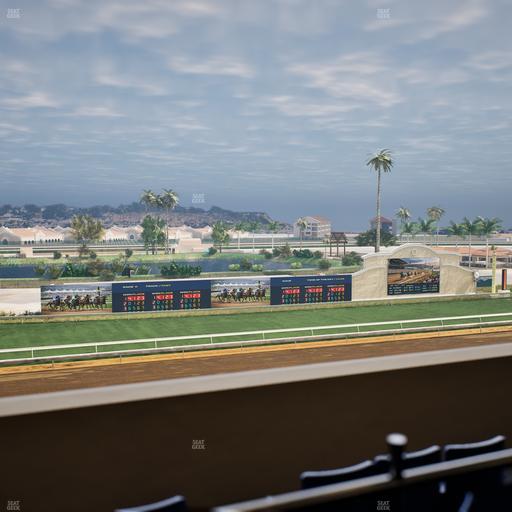 Del Mar Thoroughbred Club - Section Stretch Run Box 40 K Lvl 4 Seat View