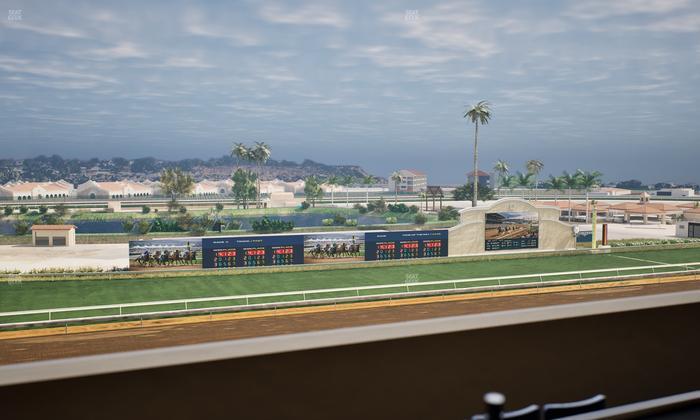 Del Mar Thoroughbred Club - Section Stretch Run Box 40 K Lvl 4 Seat View