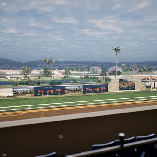 Del Mar Thoroughbred Club - Section Stretch Run Box 40 K Lvl 4 Seat View