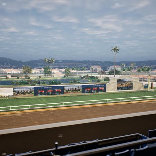 Del Mar Thoroughbred Club - Section Stretch Run Box 40 L Lvl 4 Seat View