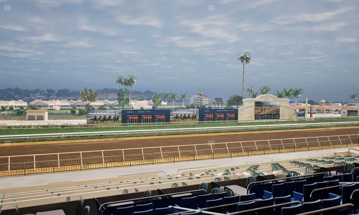 Del Mar Thoroughbred Club - Section Stretch Run Box 40 Lvl 2 Seat View