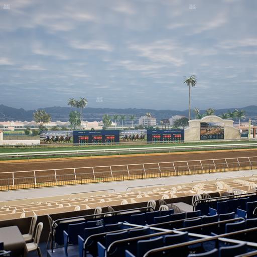 Del Mar Thoroughbred Club - Section Stretch Run Box 40 Lvl 2 Seat View