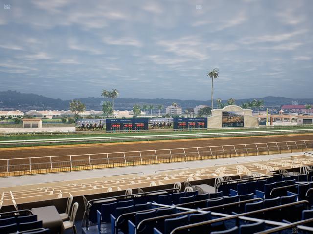 Del Mar Thoroughbred Club - Section Stretch Run Box 40 Lvl 2 Seat View