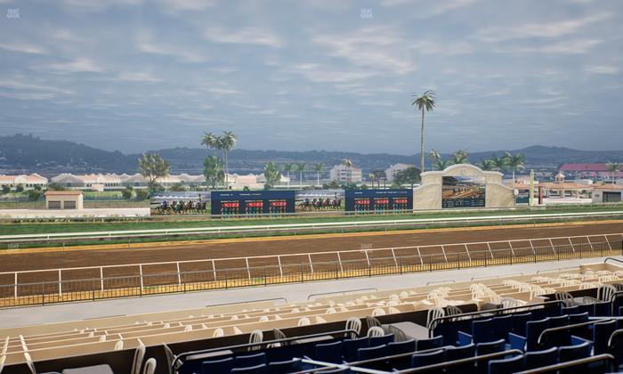 Del Mar Thoroughbred Club - Section Stretch Run Box 40 Lvl 2 Seat View