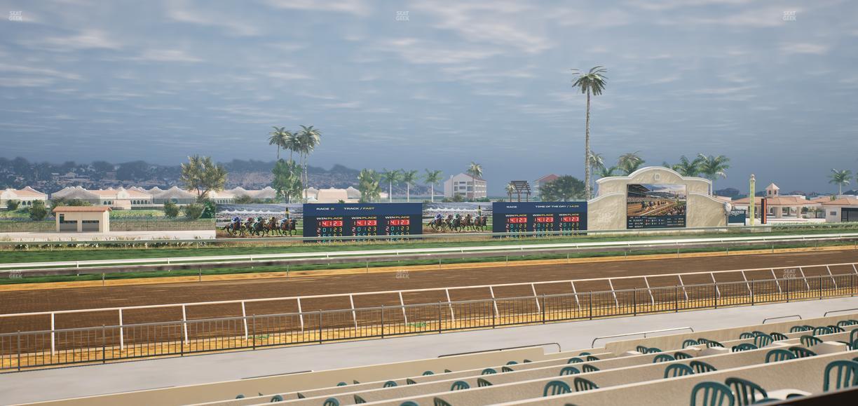 Del Mar Thoroughbred Club - Section Stretch Run Box 41 A Lvl 2 Seat View