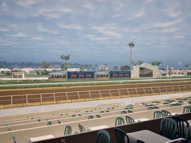 Del Mar Thoroughbred Club - Section Stretch Run Box 41 A Lvl 2 Seat View