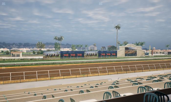 Del Mar Thoroughbred Club - Section Stretch Run Box 41 A Lvl 2 Seat View