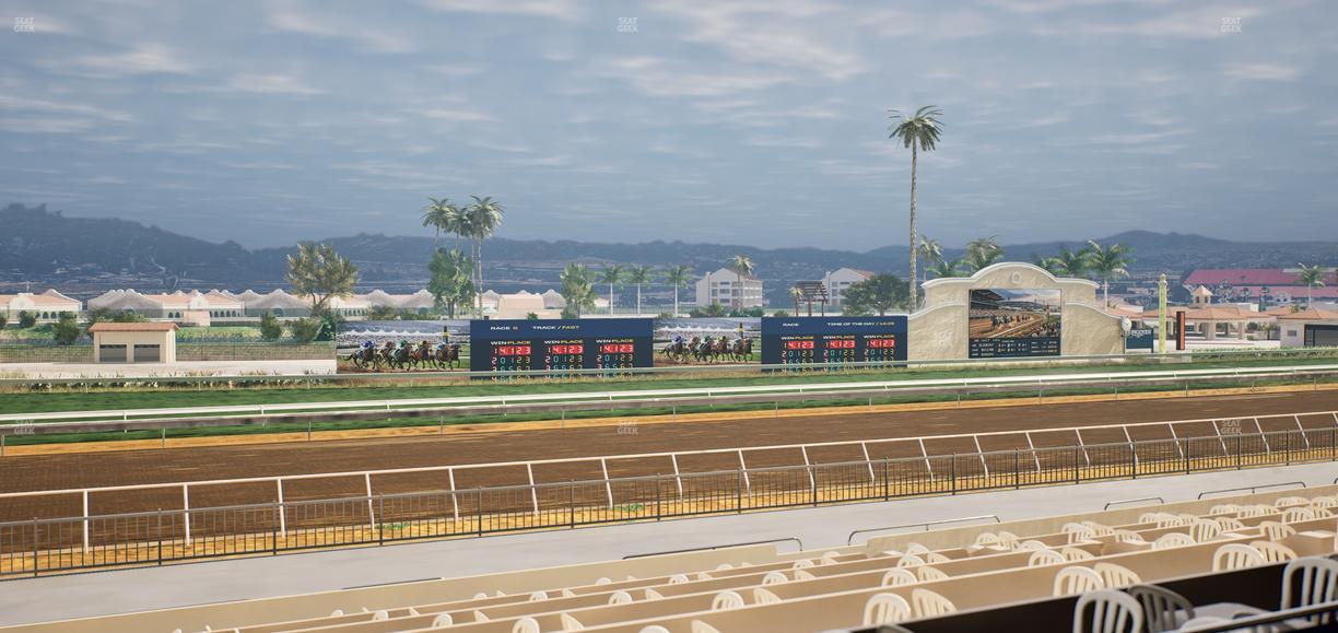 Del Mar Thoroughbred Club - Section Stretch Run Box 41 B Lvl 2 Seat View