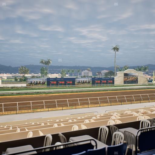 Del Mar Thoroughbred Club - Section Stretch Run Box 41 B Lvl 2 Seat View