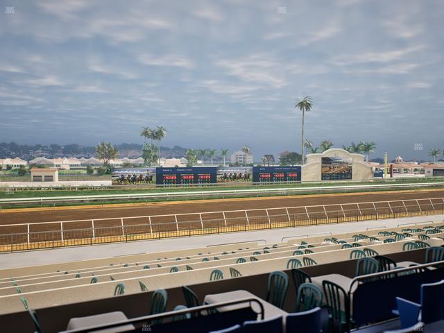 Del Mar Thoroughbred Club - Section Stretch Run Box 41 B Lvl 2 Seat View