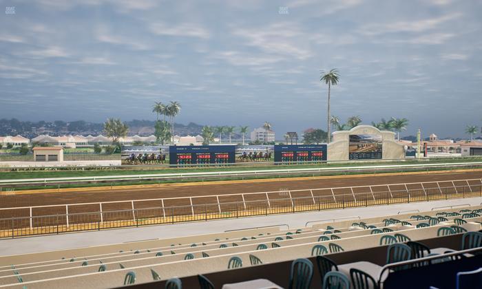 Del Mar Thoroughbred Club - Section Stretch Run Box 41 B Lvl 2 Seat View