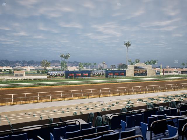 Del Mar Thoroughbred Club - Section Stretch Run Box 41 C Lvl 2 Seat View